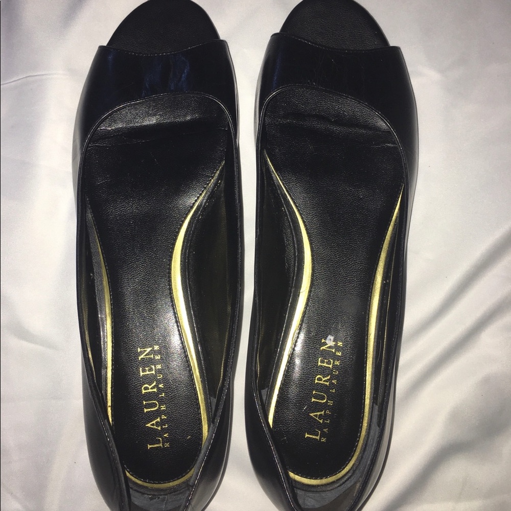 Lauren Ralph Lauren black sandals size 7.5